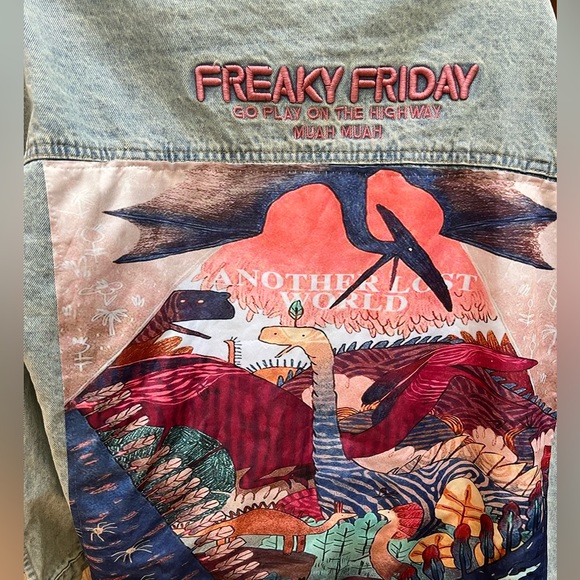 Weird design distressed denim jacket - Picture 6 of 6